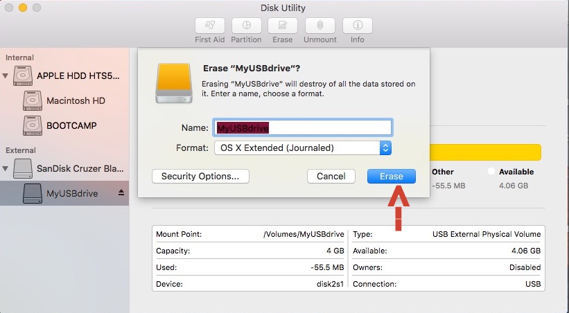 format a drive for mac and windows